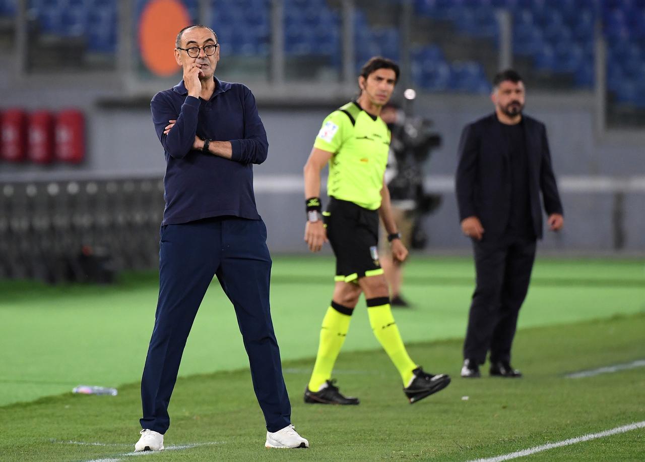 italian manager has quickly found himself under pressure after juventus were beaten on penalties by napoli photo reuters