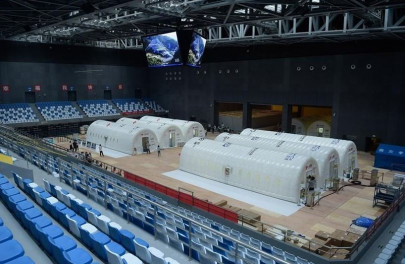 in pictures china s covid 19 testing lab with air inflated structure goes into operation in pictures china s covid 19 testing lab with air inflated structure goes into operation