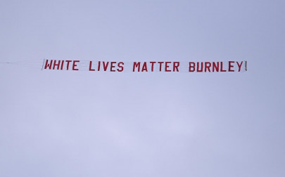white lives matter banner disheartening says richards white lives matter banner disheartening says richards