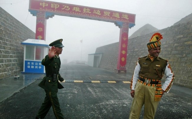 the two sides are working to ease tensions claims chinese foreign ministry photo afp file