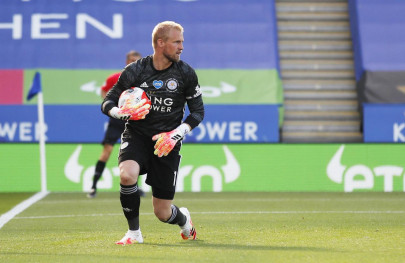 leicester s rodgers hails schmeichel for rescuing point against brighton leicester s rodgers hails schmeichel for rescuing point against brighton