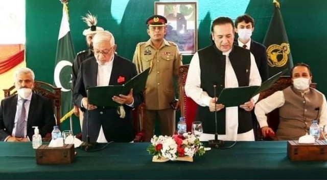 mir afzal becomes second caretaker chief minister of g b photo express mir afzal becomes second caretaker chief minister of g b photo express