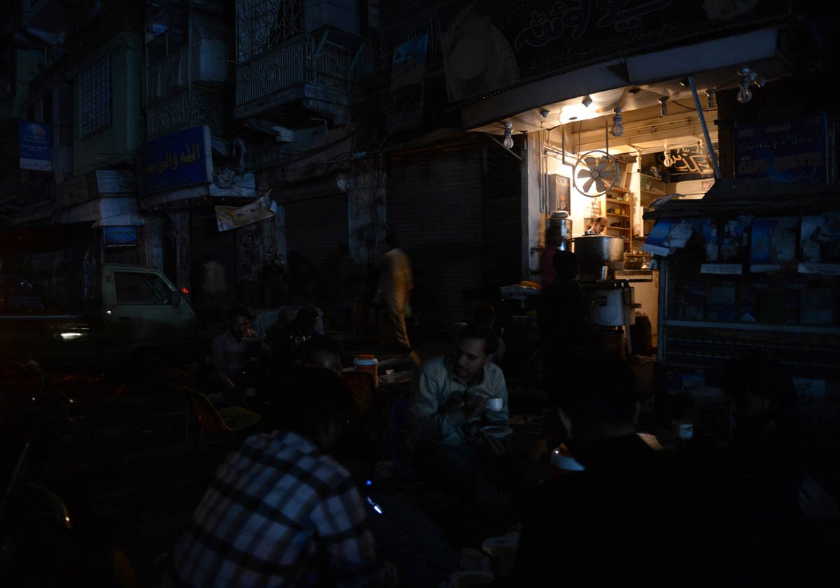 blackout loadshedding load shedding photo afp