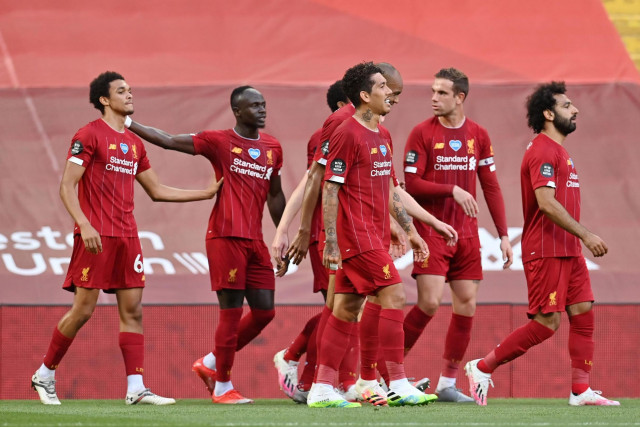 reds thumped crystal palace 4 0 on wednesday to come within two points of sealing the title photo reuters reds thumped crystal palace 4 0 on wednesday to come within two points of sealing the title photo reuters