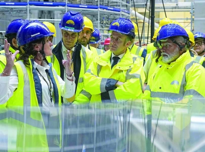 macron courts modi macron courts modi