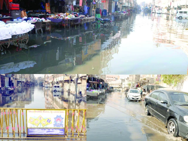 gutters overflow and flood several areas of the city as sanitation workers take to the streets demanding unpaid salaries photo express gutters overflow and flood several areas of the city as sanitation workers take to the streets demanding unpaid salaries photo express