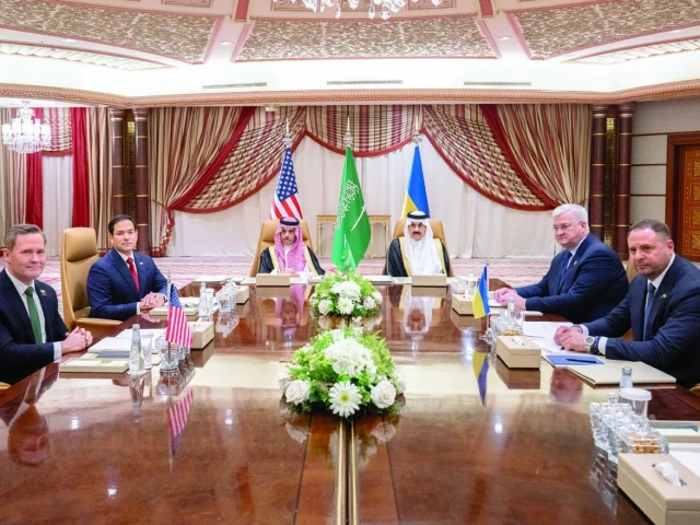 the us and ukraine delegations in jeddah saudi arabia photo reuters the us and ukraine delegations in jeddah saudi arabia photo reuters