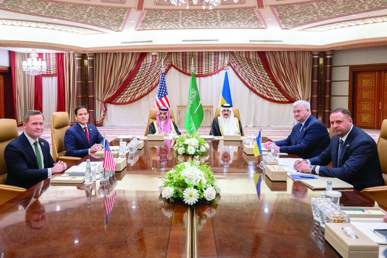 the us and ukraine delegations in jeddah saudi arabia photo reuters