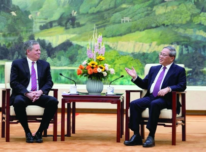 chinese premier calls for dialogue