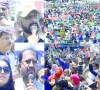 ppp workers stage a protest march in badin against the plan to build more canals on the indus river in punjab photo express
