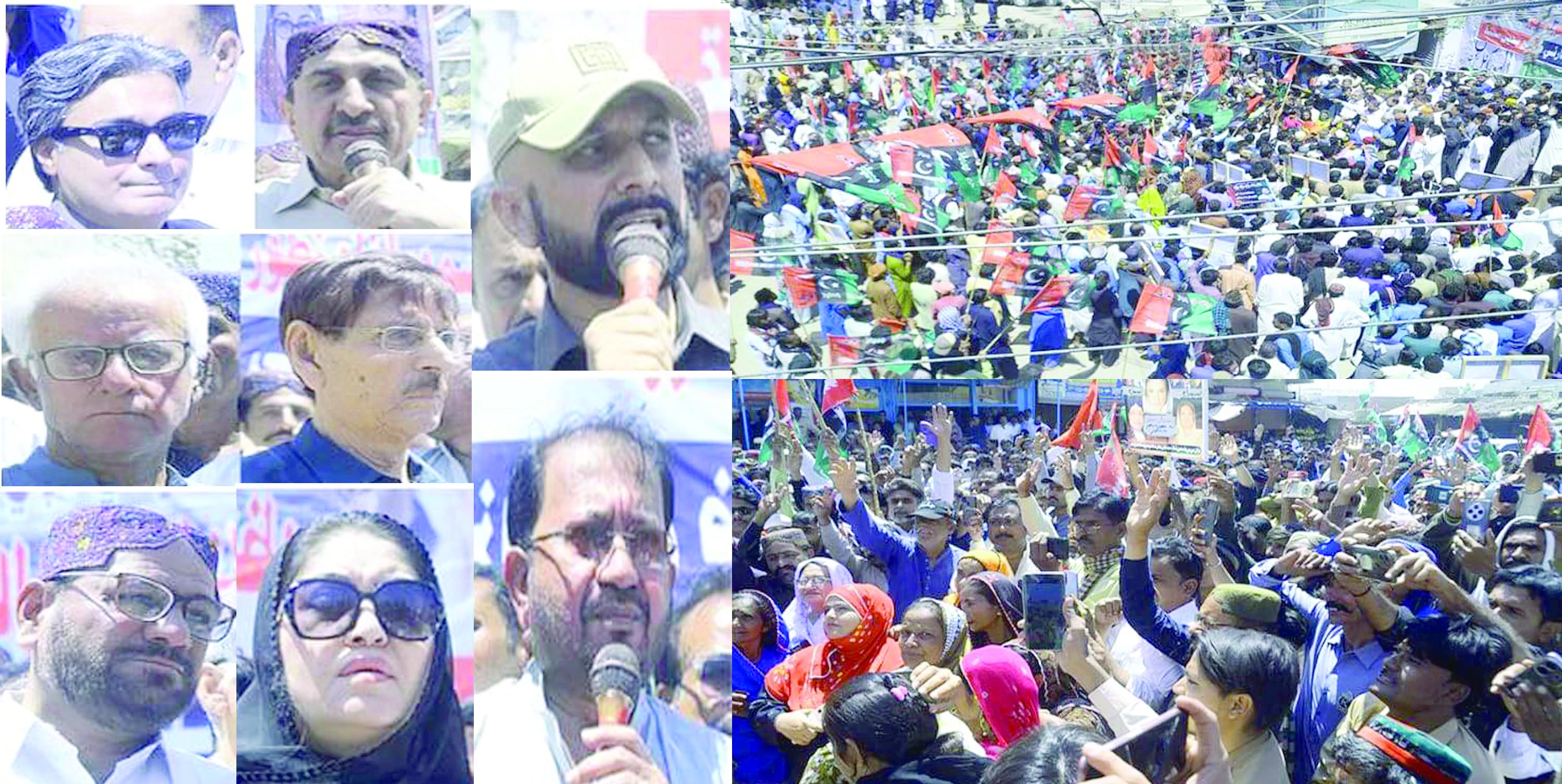 ppp workers stage a protest march in badin against the plan to build more canals on the indus river in punjab photo express ppp workers stage a protest march in badin against the plan to build more canals on the indus river in punjab photo express
