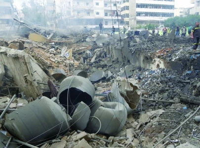 israel hits beirut as ceasefire rattled israel hits beirut as ceasefire rattled