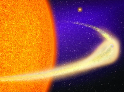 planet observed disintegrating near its star