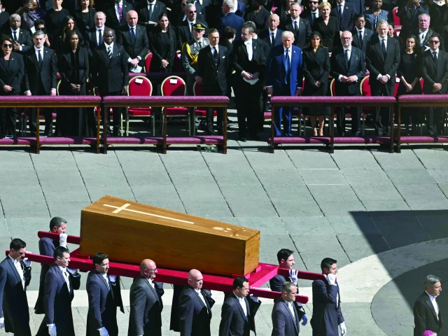 world leaders attend the late pope francis funeral ceremony at st peter s square at the vatican photo afp world leaders attend the late pope francis funeral ceremony at st peter s square at the vatican photo afp