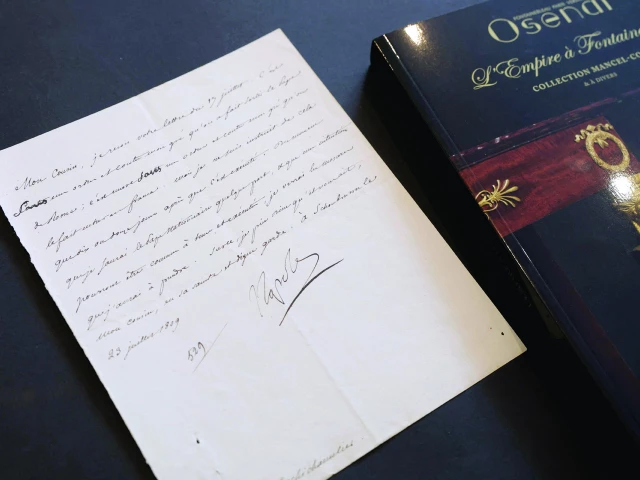 this photograph shows a letter dated july 23 1809 concerning the arrest of pope pius vii written by napoleon i and signed napole displayed at the osenat auction house offices in paris photo afp this photograph shows a letter dated july 23 1809 concerning the arrest of pope pius vii written by napoleon i and signed napole displayed at the osenat auction house offices in paris photo afp
