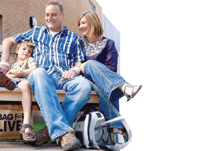 offbeat the man who wears his heart on his back