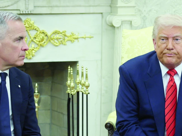 us president donald trump and canadian prime minister mark carney meet in the oval office at the white house in washington dc photo reuters us president donald trump and canadian prime minister mark carney meet in the oval office at the white house in washington dc photo reuters