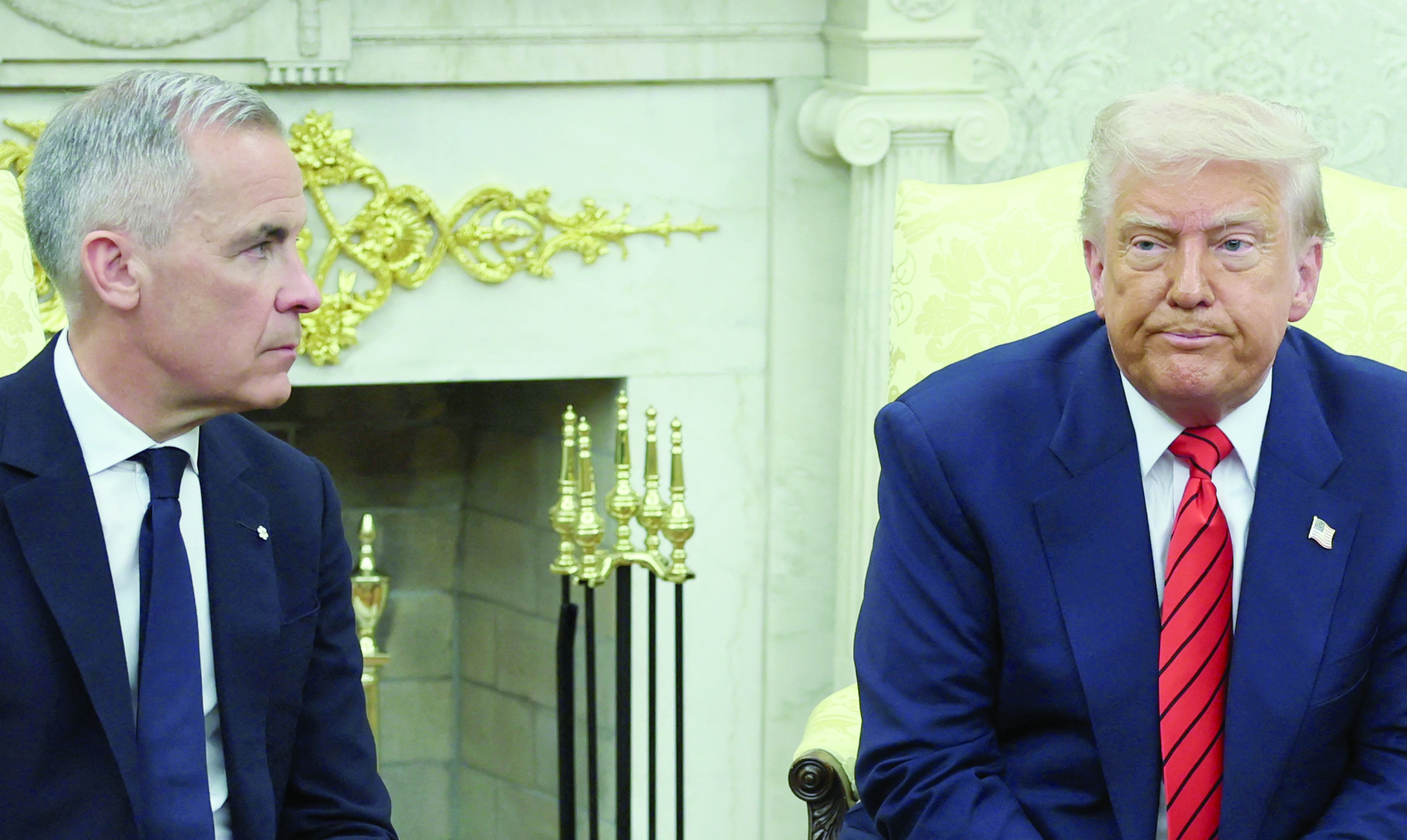 us president donald trump and canadian prime minister mark carney meet in the oval office at the white house in washington dc photo reuters us president donald trump and canadian prime minister mark carney meet in the oval office at the white house in washington dc photo reuters