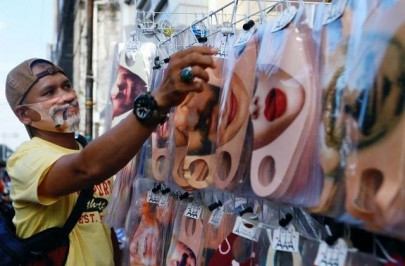 fashion masks a hit as indonesians malaysians seek style in safety fashion masks a hit as indonesians malaysians seek style in safety