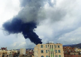 israeli strikes in yemen s capital kill two huthis say israeli strikes in yemen s capital kill two huthis say