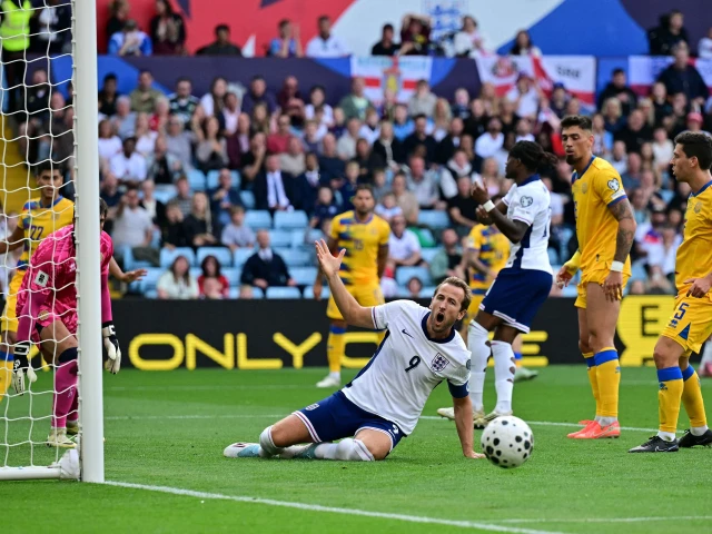 england s striker harry kane reacts after failing to score during the 2026 world cup group k qualifier photo afp england s striker harry kane reacts after failing to score during the 2026 world cup group k qualifier photo afp