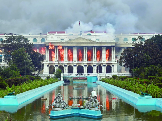 fire rages through the singha durbar the main administrative building for the nepali government in kathmandu photo afp fire rages through the singha durbar the main administrative building for the nepali government in kathmandu photo afp