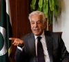 defence minister khawaja muhammad asif during an interview photo reuters file