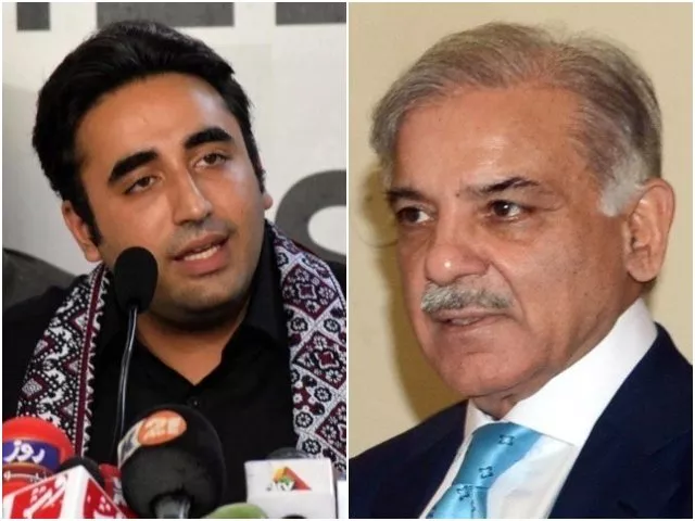 ppp chairman bilawal bhutto zardari and pml n president shehbaz sharif agree to call apc next week photo file ppp chairman bilawal bhutto zardari and pml n president shehbaz sharif agree to call apc next week photo file