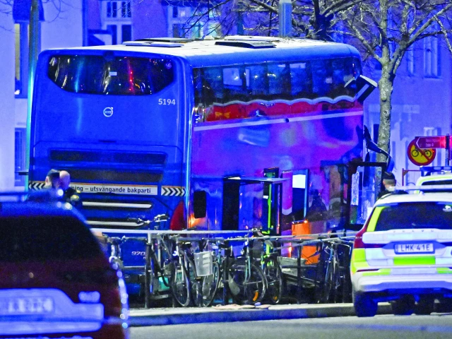 picture shows first responders working at the scene where a bus crashed into people in stockholm photo afp picture shows first responders working at the scene where a bus crashed into people in stockholm photo afp