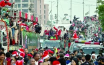 joy full rally marks the start of christmas season