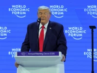 us president donald trump addresses the 56th annual world economic forum wef meeting in davos switzerland on january 21 2026 photo reuters