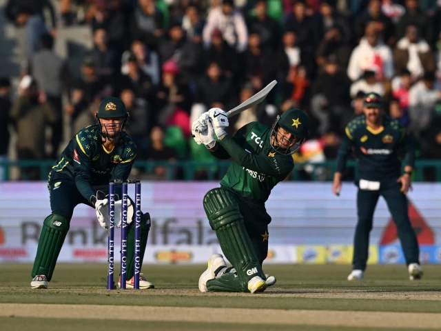 pakistan s saim ayub plays a shot during the first twenty20 international cricket match between pakistan and australia at the gaddafi stadium in lahore on january 29 2026 photo afp pakistan s saim ayub plays a shot during the first twenty20 international cricket match between pakistan and australia at the gaddafi stadium in lahore on january 29 2026 photo afp