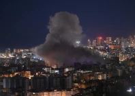 smoke rises from the site of an israeli airstrike that targeted an area in beirut s southern neighborhood on march 5 2026 photo afp