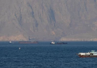 ships and tankers in the strait of hormuz off the coast of musandam oman april 18 2026 photo reuters file