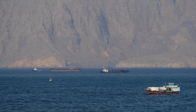 ships and tankers in the strait of hormuz off the coast of musandam oman april 18 2026 photo reuters file