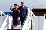 chinese president xi jinping and his wife peng liyua wave as they depart following his state visit to the us at joint base andrews maryland us september 25 2026 reuters