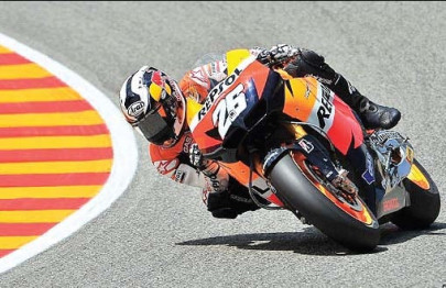 moto gp hayden tests refurbished ims circuit