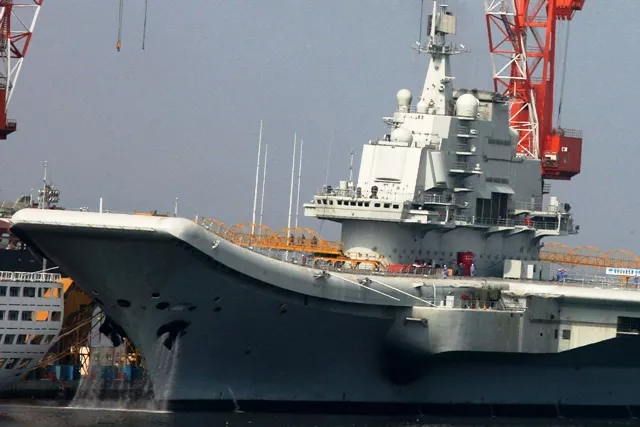 china s first aircraft carrier starts sea trial china s first aircraft carrier starts sea trial