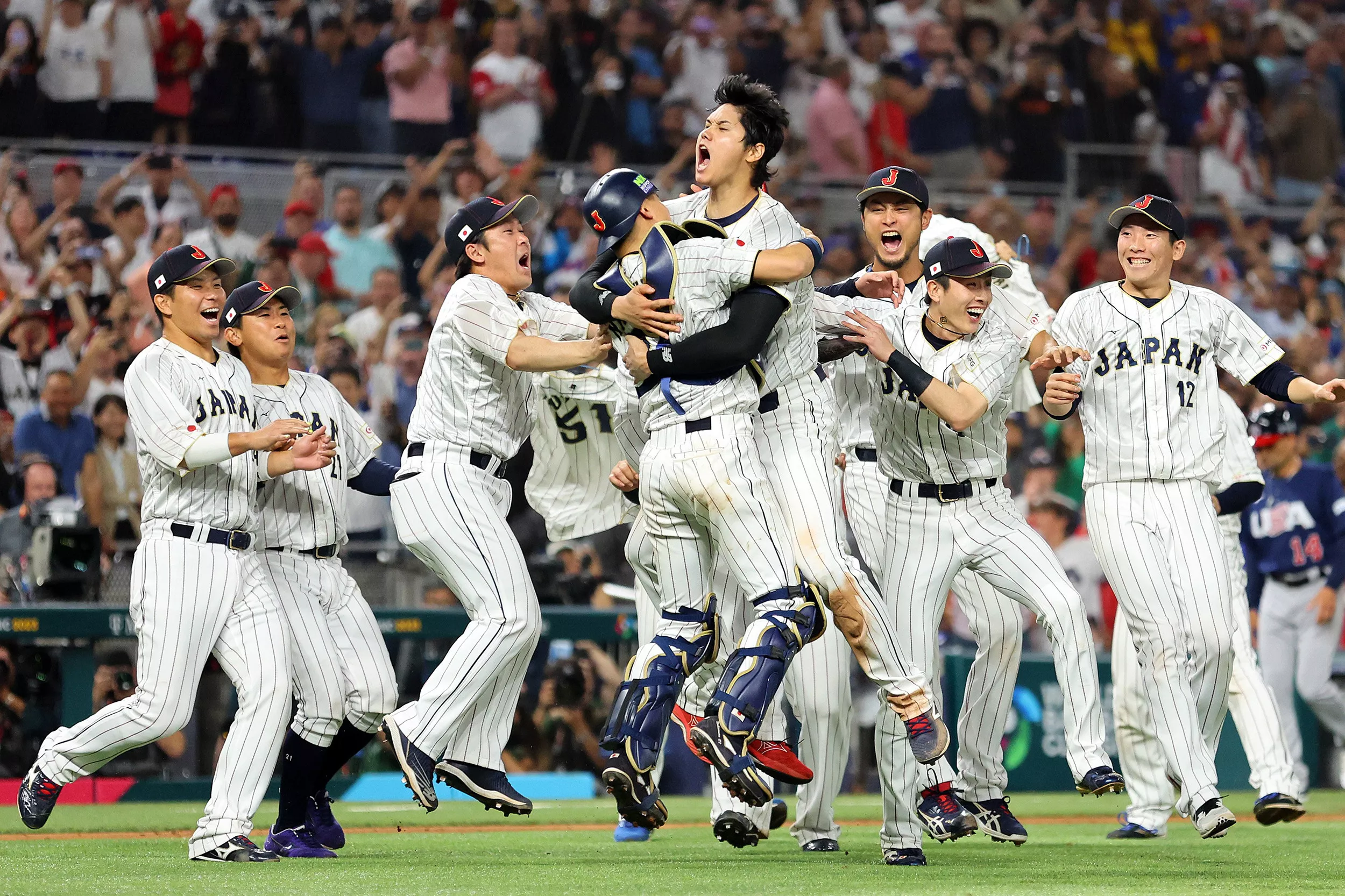 japan s ohtani strikes out trout to win world baseball classic japan s ohtani strikes out trout to win world baseball classic