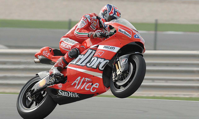 moto gp stoner tops last czech practice
