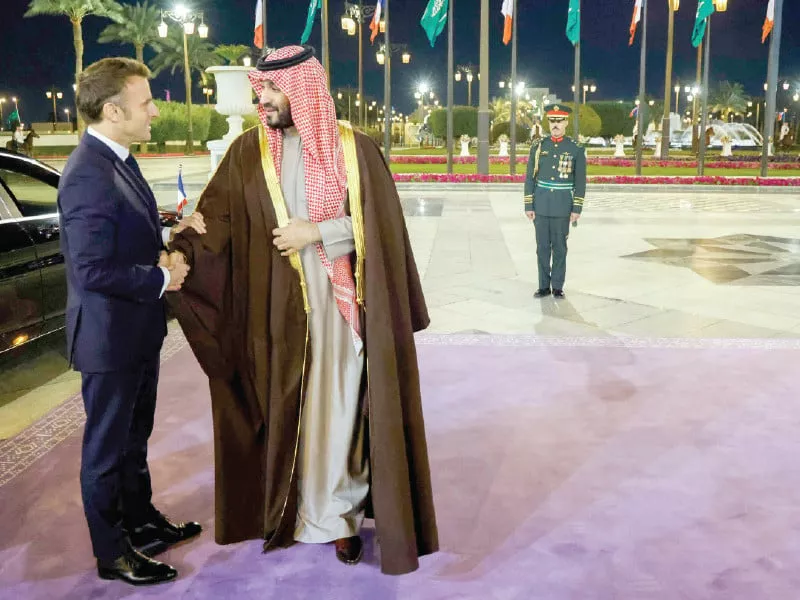 macron in saudi arabia macron in saudi arabia
