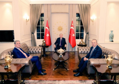 president erdogan applauds pakistan s unflinching support for oppressed palestinians