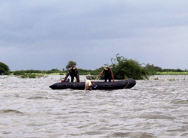 deliberate breach in seawater drain could prevent flooding