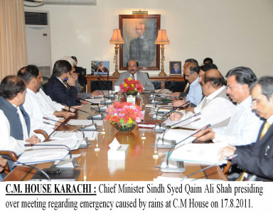 rain emergency meeting cm issues orders for rain hit badin funding on its way rain emergency meeting cm issues orders for rain hit badin funding on its way