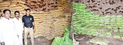 fertiliser hoarding 130 urea bags recovered sold