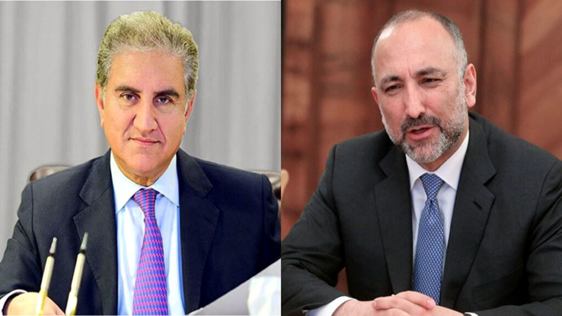 foreign minister shah mahmood qureshi telephoned his afghan counterpart mohammad haneef atmar and discussed with him matters of mutual interest photo radio pakistan