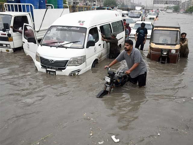 pmd says rains may generate urban flooding in karachi other cities photo express