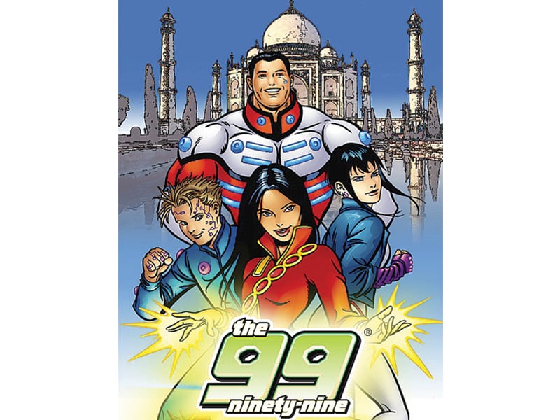 the 99 superheroes turn to islam