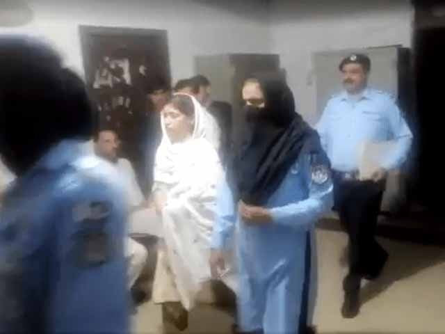 pti leader shahbaz gill s assistant s wife had been arrested during a raid on a house the couple was staying at photo express pti leader shahbaz gill s assistant s wife had been arrested during a raid on a house the couple was staying at photo express