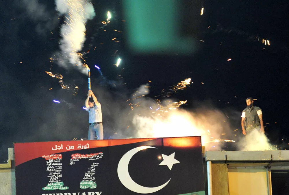 42 year dictatorship it s over cry rebels in tripoli 42 year dictatorship it s over cry rebels in tripoli